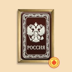 Герб "Россия" в рамке (160 гр.)