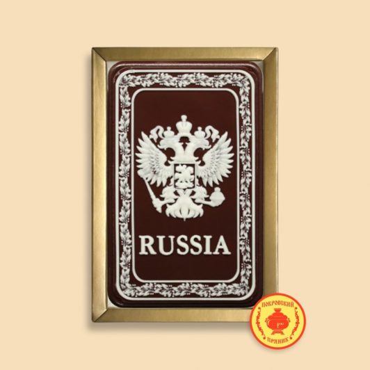 Герб "Russia" в рамке (160 гр.)