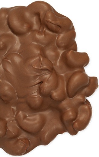 Неровный молочный шоколад с кешью (160 гр.)