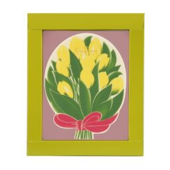 Шоколадная открытка «Тюльпаны»