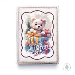 Медвежонок с подарками (600 гр.) пластиковая упаковка Медвежонок с подарками (600 гр.) пластиковая упаковка