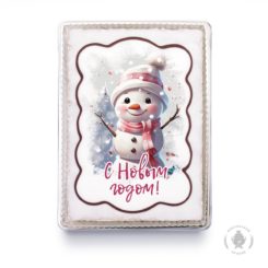 Снеговик "С новым годом" (600 гр.) пластиковая упаковка Снеговик "С новым годом" (600 гр.) пластиковая упаковка